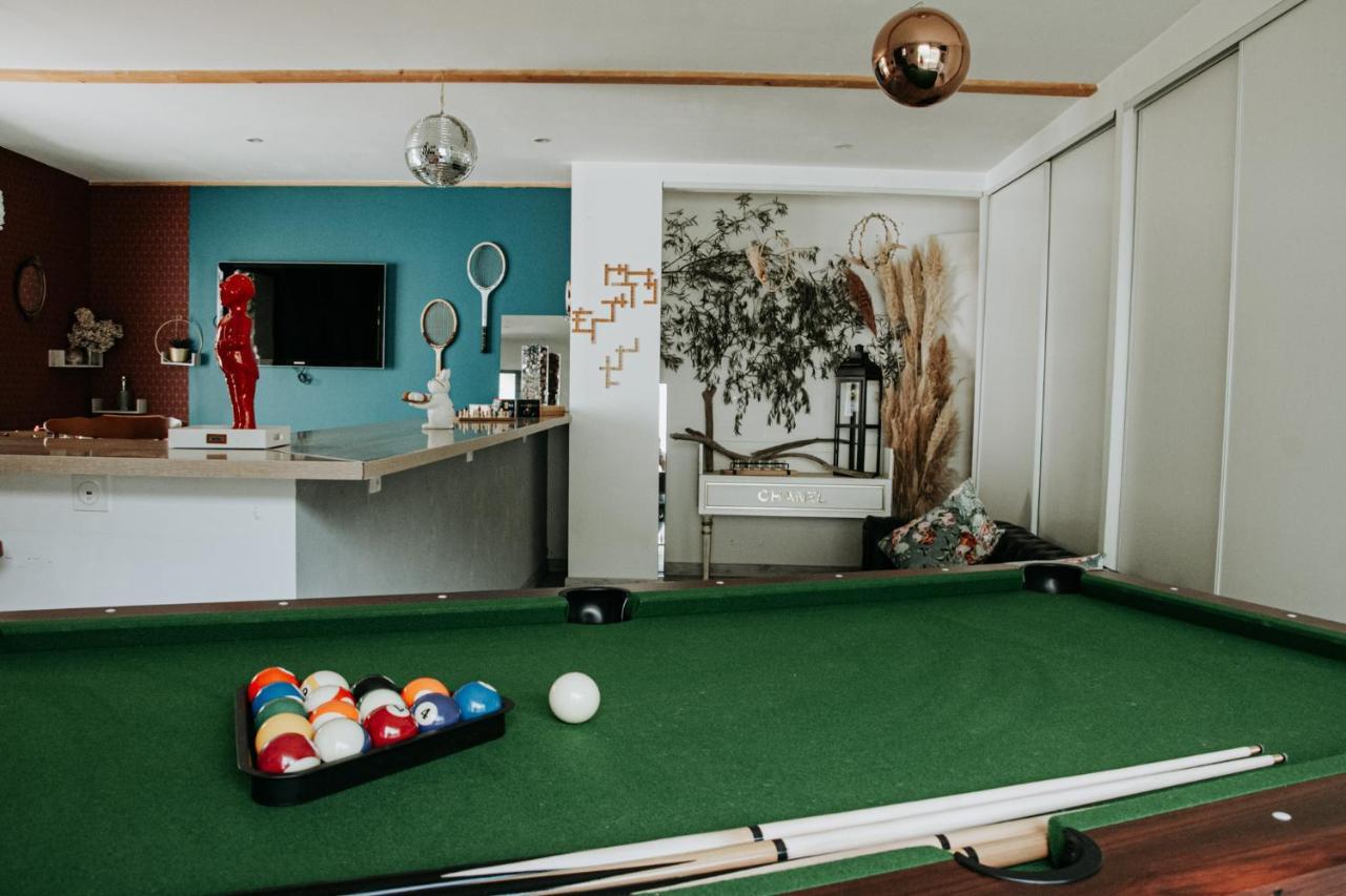 La Villa O Bois - Billard & Baby-Foot - Face A La Foret Séméac Exterior foto